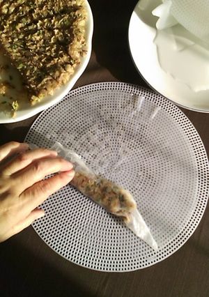 専用トレイでライスペーパーを戻そう-レシピのメイン写真