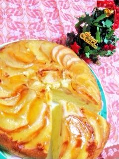 簡単!炊飯器で林檎のケーキ♥︎-レシピのメイン写真