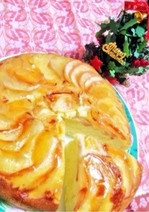 簡単！炊飯器で林檎のケーキ♥︎-レシピのメイン写真