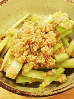 キヌアとセロリのナンプラー酢和え-レシピのメイン写真