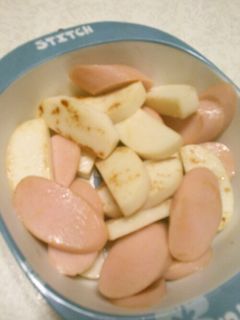 かまぼこ魚肉ソーセージのマヨ炒め-レシピのメイン写真