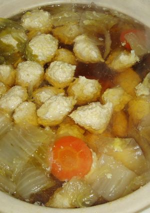 鶏団子鍋-レシピのメイン写真