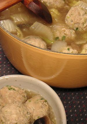 鶏肉団子＆春雨ちゅるちゅるお鍋-レシピのメイン写真