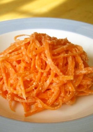 人参だけで明太マヨスパもどき♪-レシピのメイン写真