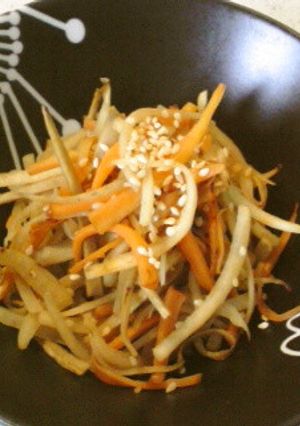 おだしキンピラ-レシピのメイン写真