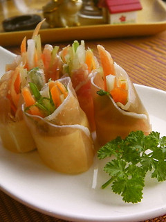 簡単!生ハムとチーズの生野菜ロール♬-レシピのメイン写真