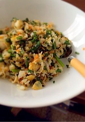 春菊のパラパラ炒飯-レシピのメイン写真