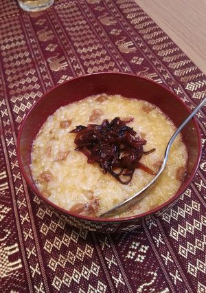 朝食に♪納豆卵かけご飯 生姜こんぶ乗せ-レシピのメイン写真