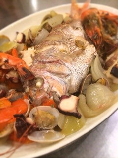 鯛と魚介のアクアパッツァ-レシピのメイン写真