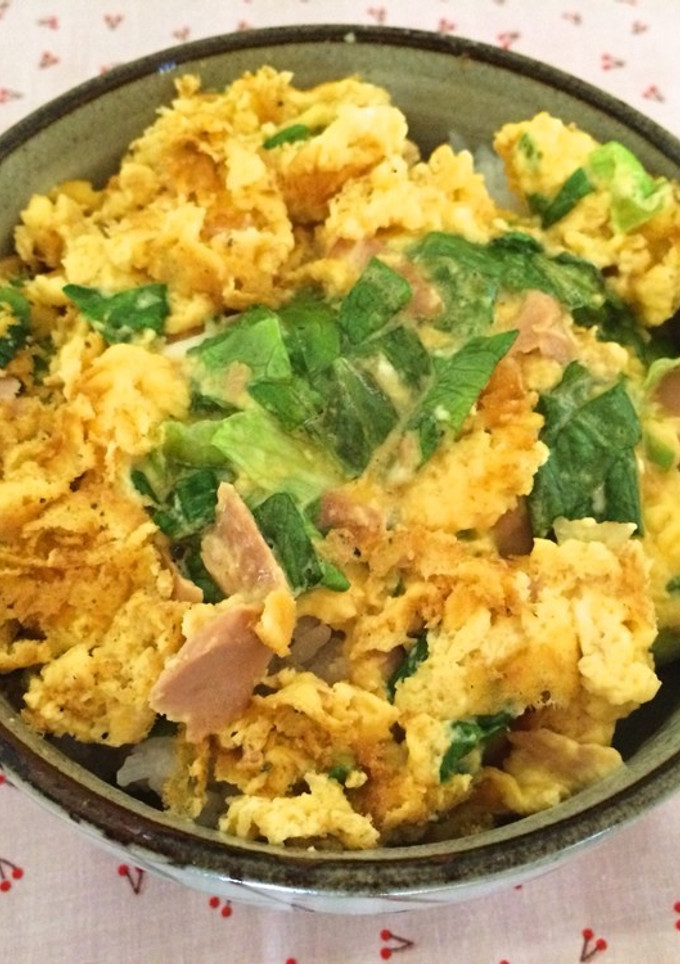 超簡単　ツナマヨ卵丼-レシピのメイン写真