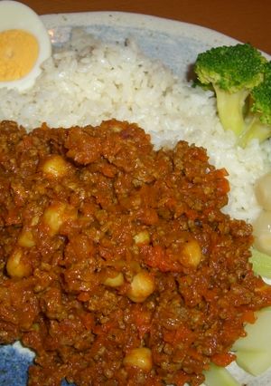 *ひよこ豆*入りドライカレー-レシピのメイン写真