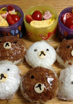 リラックマにぎり＠簡単キャラ弁-レシピのメイン写真