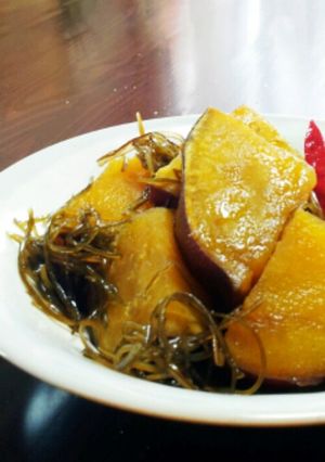 さつまいもと刻み昆布の煮物-レシピのメイン写真