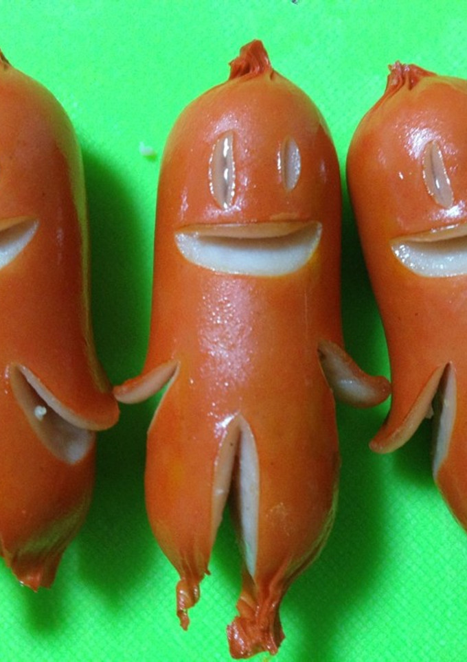 宇宙人ソーセー人＠簡単キャラ弁　おかず-レシピのメイン写真