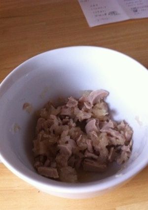 レンジで簡単！離乳食に魚のかぶら蒸し風-レシピのメイン写真