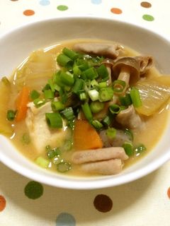 味噌バター風味のもつ煮込み-レシピのメイン写真