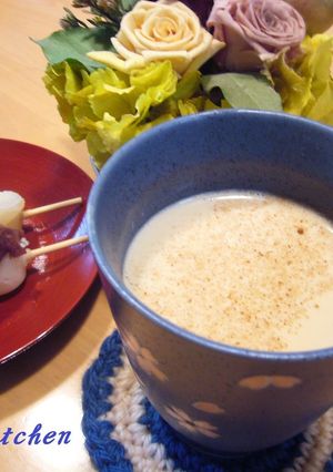 レンジで簡単♬ほうじ茶ラテ♡-レシピのメイン写真