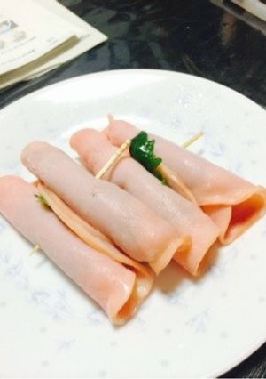 レンジでハムの大葉チーズ巻き-レシピのメイン写真