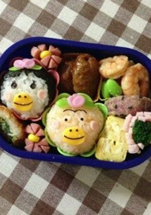 キャラ弁★はなかっぱとももかっぱちゃん-レシピのメイン写真