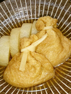 じゅわっと美味しいもち巾着と大根の煮物-レシピのメイン写真