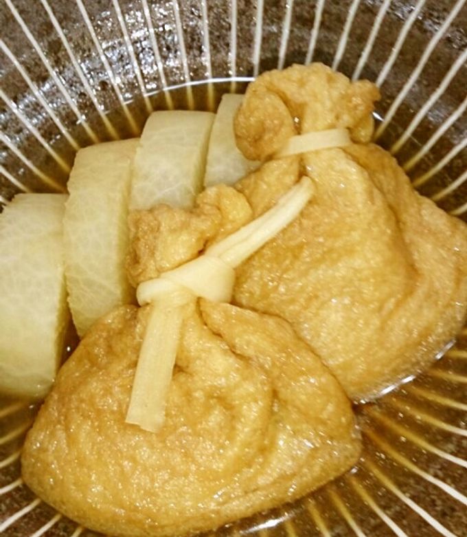 じゅわっと美味しいもち巾着と大根の煮物-レシピのメイン写真