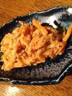 人参と生姜の味噌ごま炒め-レシピのメイン写真
