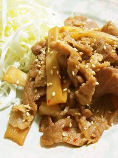 豚肉とメンマのピリ辛炒め-レシピのメイン写真