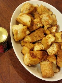鶏肉と厚揚げのコロコロステーキ-レシピのメイン写真