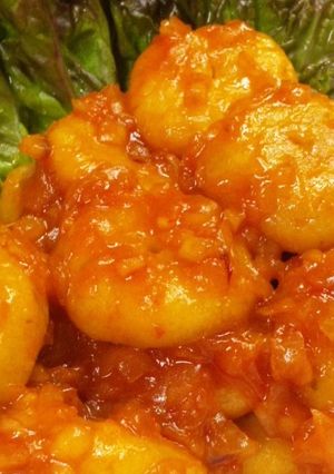 おからでモチモチ旨い☆節約エビチリ風-レシピのメイン写真