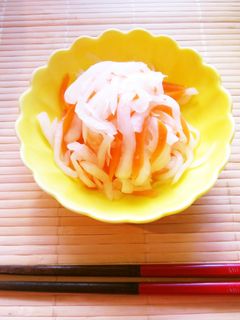 ☺️簡単おせち♪大根と人参の紅白なます☺️-レシピのメイン写真