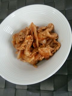 豚肉と玉葱のケチャップとソース絡めたん-レシピのメイン写真