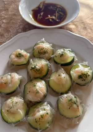 ライスペーパーでエビ蒸し餃子-レシピのメイン写真