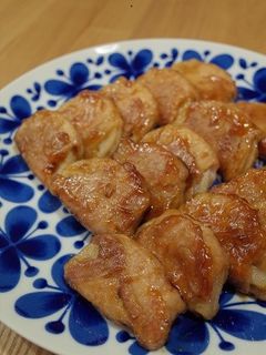 肉巻き蓮根の照り焼き-レシピのメイン写真
