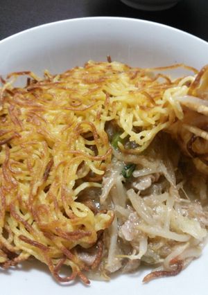 アレンジ☆パリパリとろ～り餡入り焼きそば-レシピのメイン写真