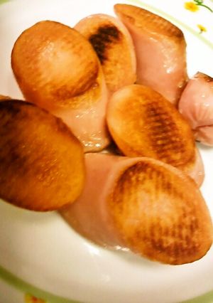 ごま油香る～アツ②ｎｏ分厚い魚肉ちゃん～-レシピのメイン写真