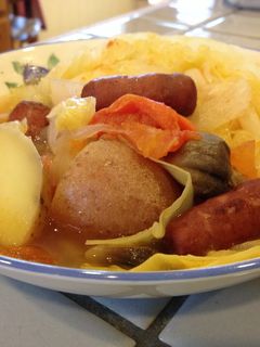 ソーセージとキャベツのトマトスープ-レシピのメイン写真