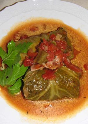 セロリが香るロールキャベツ-レシピのメイン写真