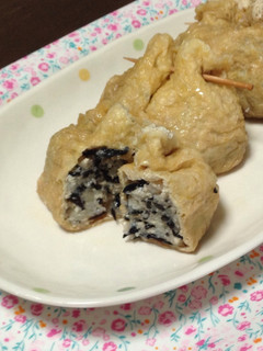 蓮根。豆腐。ひじき。巾着煮-レシピのメイン写真