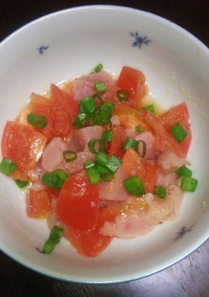 マグロとトマトのマリネ-レシピのメイン写真