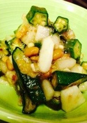 オクラ大根と納豆和え-レシピのメイン写真