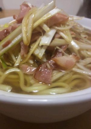 主人の帰宅が早くなる?！ネギラーメン-レシピのメイン写真