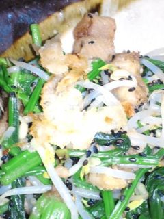 ほうれん草ともやしの炒め物-レシピのメイン写真