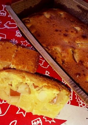 リンゴのシャキッしっとりパウンドケーキ-レシピのメイン写真