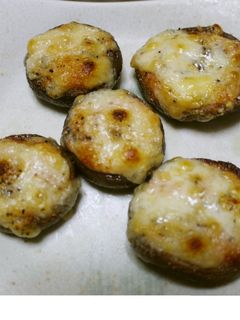 しいたけの明太マヨグリル焼き-レシピのメイン写真