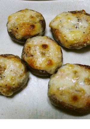 しいたけの明太マヨグリル焼き-レシピのメイン写真