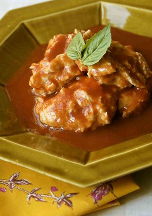 チキンのトマト煮（えんげ食・介護食）-レシピのメイン写真
