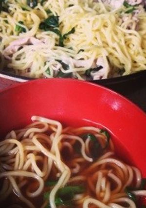 ニラのつゆ焼きそば-レシピのメイン写真
