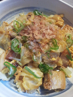 豚とキャベツと豆腐の卵炒め-レシピのメイン写真