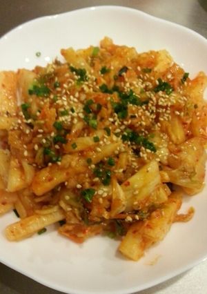 長芋とキムチのささっと炒め-レシピのメイン写真