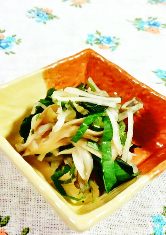 大根と舞茸のわかめあえ♪-レシピのメイン写真